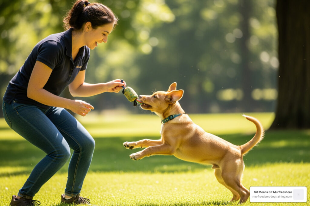 fun puppy training
